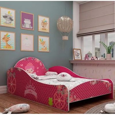 imagem do produto Cama Infantil  Princesinha - Gelius - Exclusiva Móveis